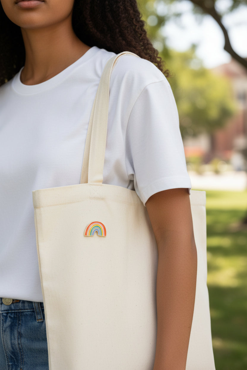 Broche Pin’s Rainbow Émaillé – Accessoire Coloré & Vintage LA PETITE EPICERIE