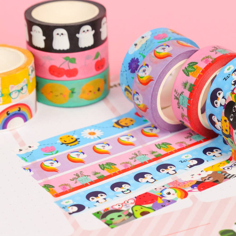 Washi Tape Cerises – Ruban Adhésif Kawaii Scrapbooking & Bullet Journal Studio Inktvis B.V.