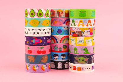 Washi Tape Pac Man – Ruban Adhésif Gaming Rétro Kawaii Studio Inktvis B.V.