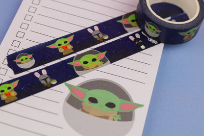 Washi Tape Baby Yoda Grogu Mandalorian – Ruban Adhésif Star Wars Studio Inktvis B.V.