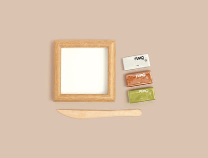Kit Cadre Miniature Fimo Cafetière – Décoration DIY Miniature GRAINE CREATIVE