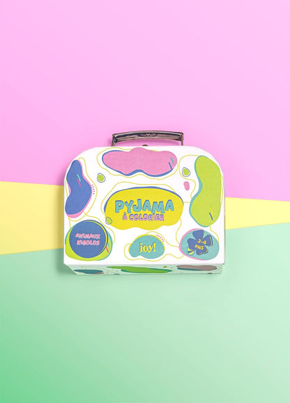 Pyjama à colorier Licornes – Fille | Coffret créatif JOY! avec feutres lavables JOY!