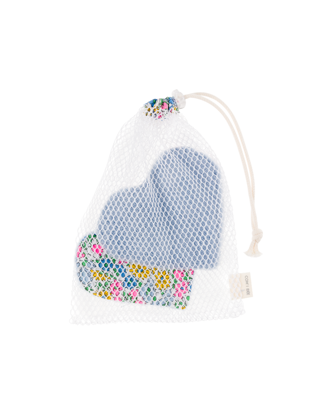 Kit Couture Lingettes Lavables Cœur & Filet Amélie – DIY Zéro Déchet Liberty Com'1 Idée