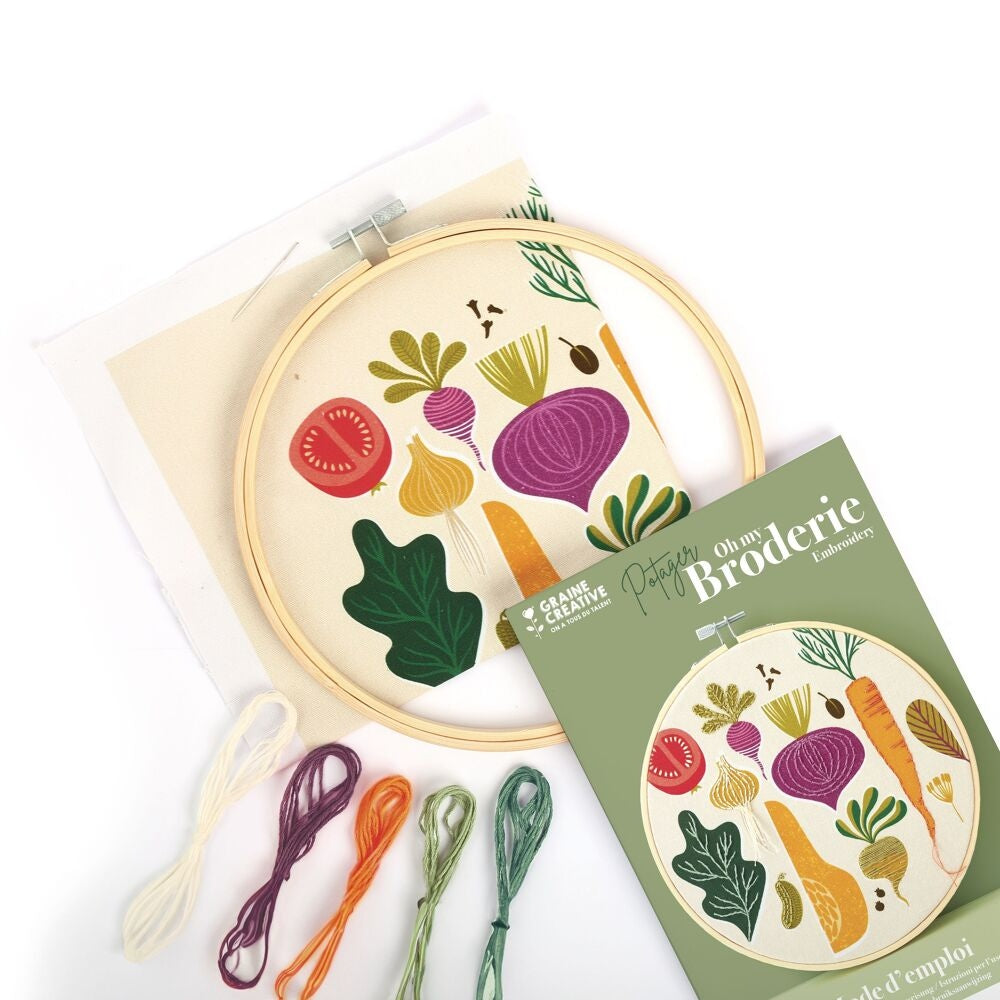 Activité DIY broderie calme et relaxante pour adulte