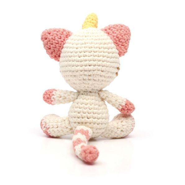 Kit Crochet Amigurumi Chat Licorne – Loly le Chat Licorne 15 cm GRAINE CREATIVE