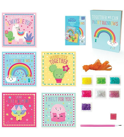 Kit Diamond Painting Enfant BOX CANDIY Totally Deco – Coffret Créatif DIY Paillettes & Diamants JOY!