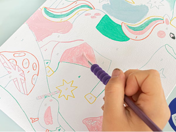 Petit Pinceau Kids Licorne et Piou – Peinture au Numéro Enfant dès 5 Ans | La Petite Épicerie LA PETITE EPICERIE