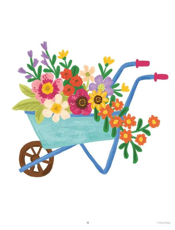 Jardin arc-en-ciel – Livre de coloriage floral créatif multi-techniques Editions Marabout