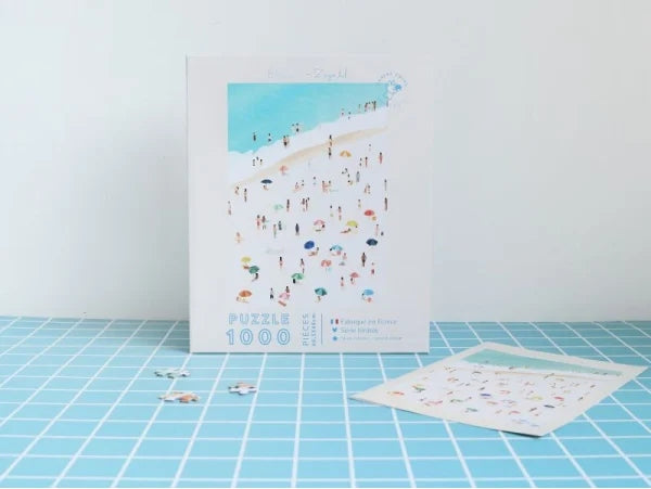 Puzzle Beach Life 1000 Pièces – Melisa Bilgici | Puzzle Adulte Fabriqué en France LA PETITE EPICERIE