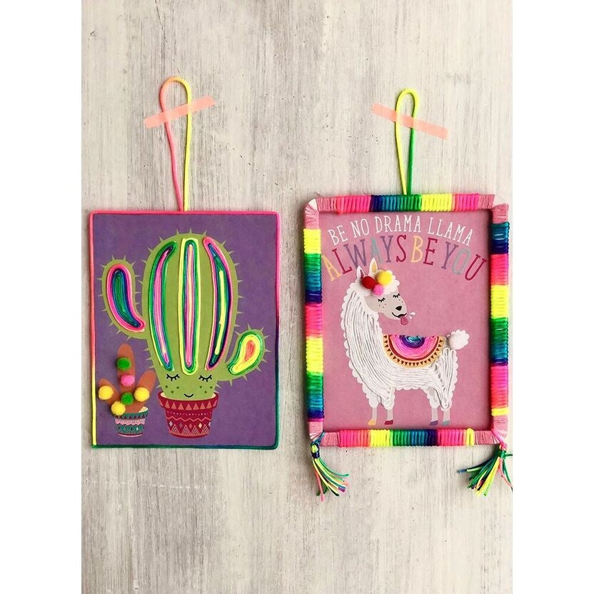 Kit Créatif Laine & Pompons Enfant BOX CANDIY Totally Deco – Coffret DIY Lama Coloré BoxCanDIY