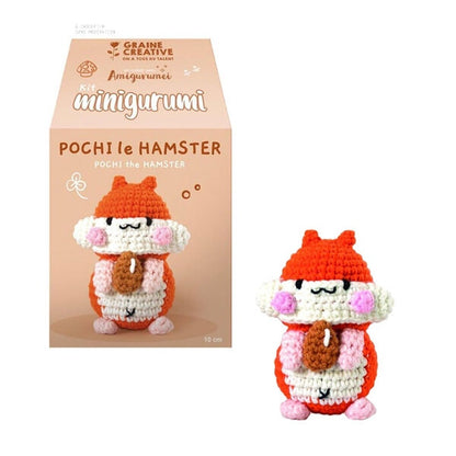 Kit Minigurumi Hamster 10 cm – Kit crochet amigurumi Graine Créative GRAINE CREATIVE