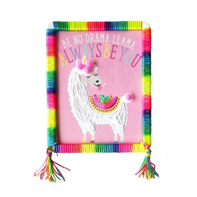 Kit Créatif Laine & Pompons Enfant BOX CANDIY Totally Deco – Coffret DIY Lama Coloré BoxCanDIY