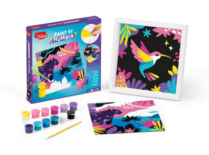 MAPED Creativ – Peinture au numéro Léopard & Oiseau – Kit créatif enfant Maped