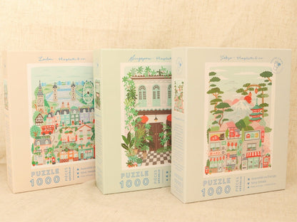 Illustration colorée de la capitale britannique
