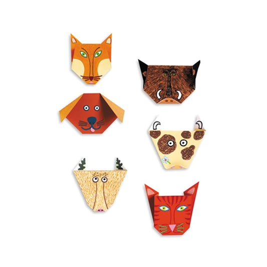 Origami Animaux Djeco – Kit Créatif Pliage Papier Enfant Djeco