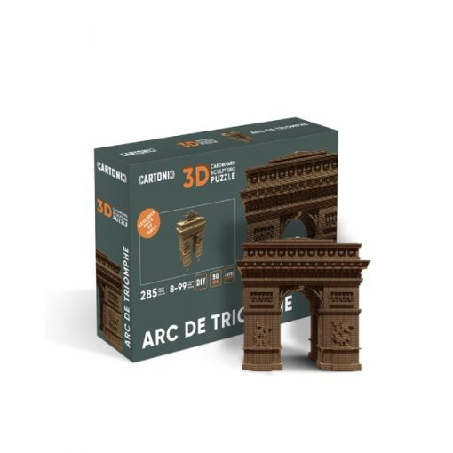 Puzzle 3D en carton CARTONIC® Modèle Arc de Triomphe