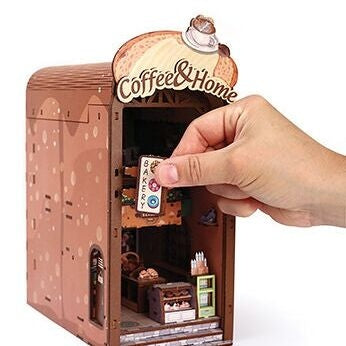 Maquette 3D Bois Cosy Coffee – Café Miniature Lumineux DIY Graine Créative GRAINE CREATIVE