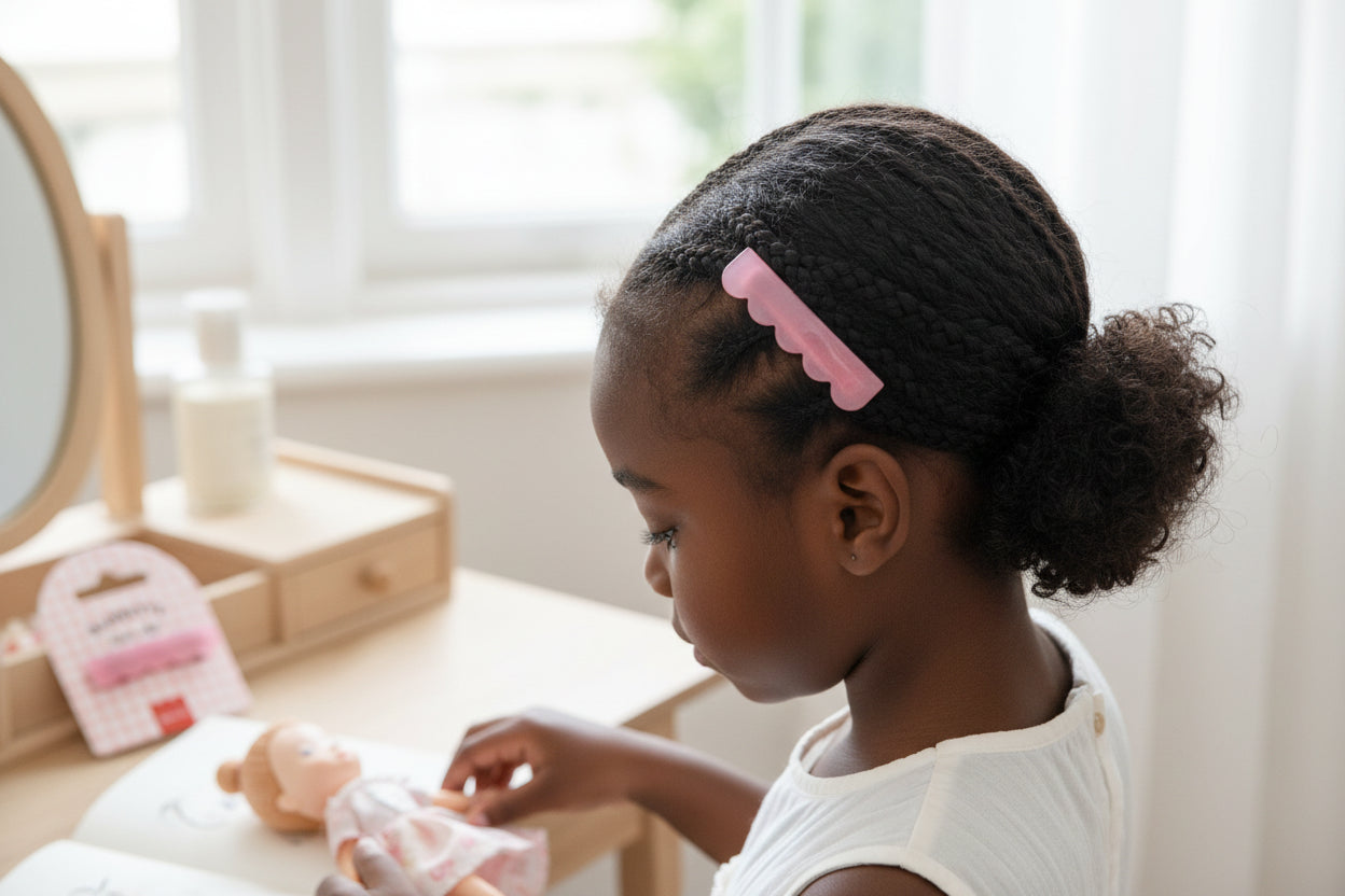 Barrette Feston Pivoine – Élégance florale et éclat intense LA PETITE EPICERIE