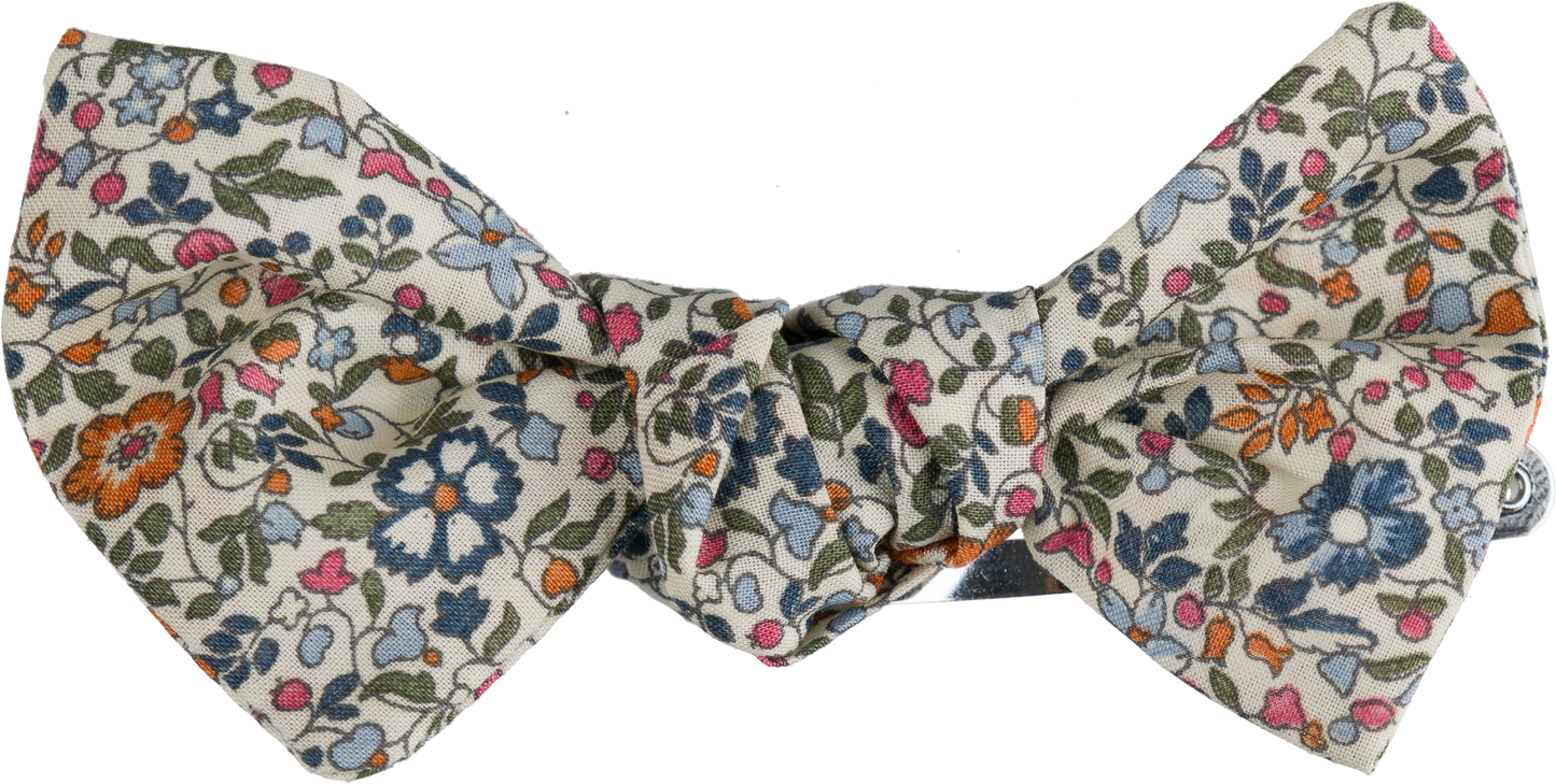 Kit couture col Pierrot enfant Ambre – Col Liberty & barrette assortie Com'1 Idée