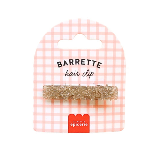 Barrette Étoile Champagne scintillante – La Petite Épicerie LA PETITE EPICERIE