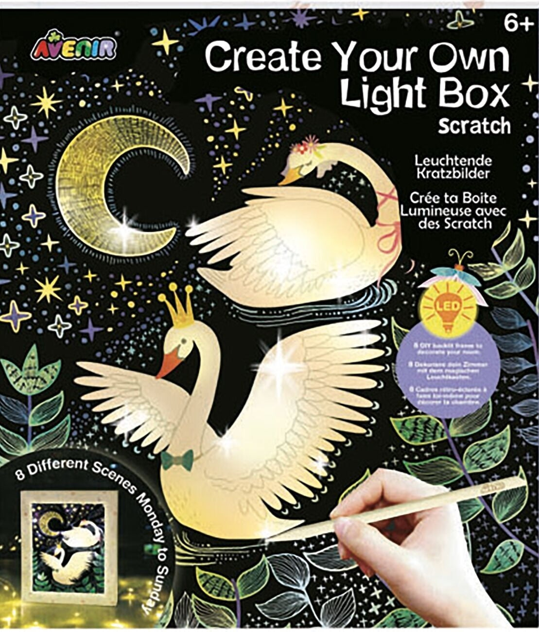 Boîte Lumineuse à Gratter Voyage Magique – Activité Créative Enfant GRAINE CREATIVE