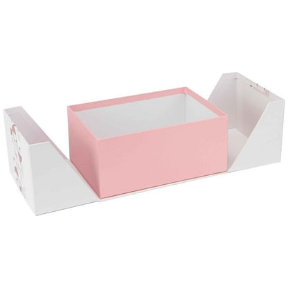 Boîte cadeau blanche double ouverture – Créez votre box cadeau | Joy Cadeaux 22,5 x 15,5 x 10 cm JOY!