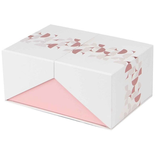 Boîte cadeau blanche double ouverture – Créez votre box cadeau | Joy Cadeaux 22,5 x 15,5 x 10 cm JOY!