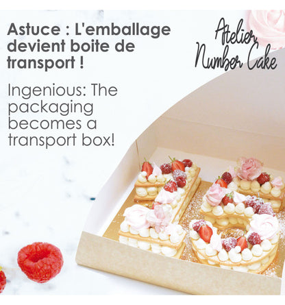 Atelier Number Cake – ScrapCooking® | Coffret pâtisserie complet chiffres 0 à 9 ScrapCooking