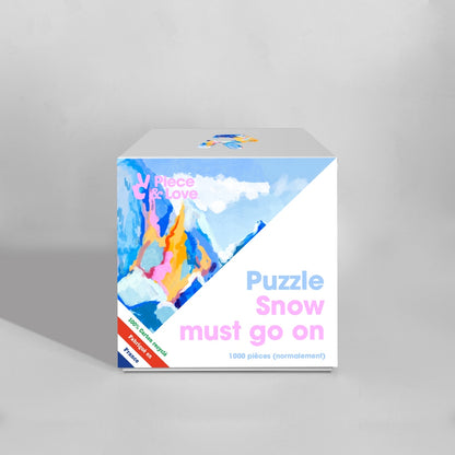 Puzzle 1000 pièces – Snow Must Go On (Piece & Love) | Made in France Piece&Love