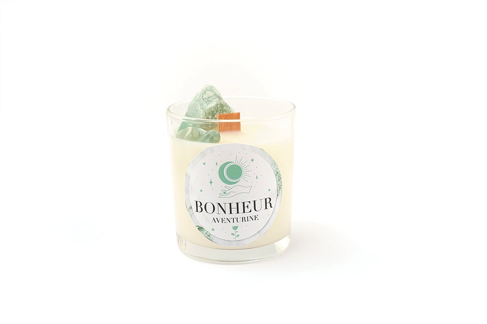 Kit DIY Bougie Lithothérapie Aventurine – Graine Créative GRAINE CREATIVE