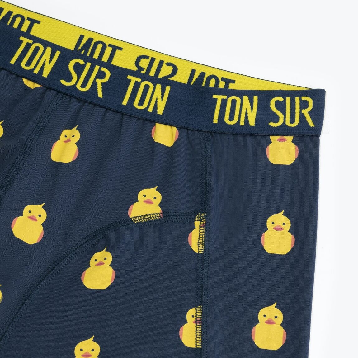 Chaussettes & Boxer Quack Canard – Coton Bio – Cadeau Homme Original Ton sur Ton