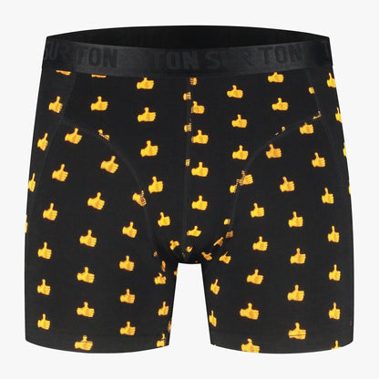 Classique Papa – Coffret homme boxer & chaussettes assortis – Coton bio GOTS Ton sur Ton