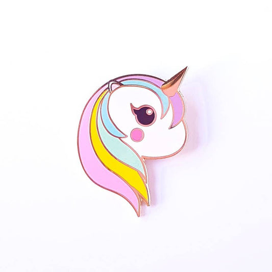 Broche Licorne Pastel Arc-en-ciel – Pin’s Kawaii Émail Doré | Joy Cadeaux Studio Inktvis B.V.