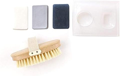 Brosse massage bois et savons DIY