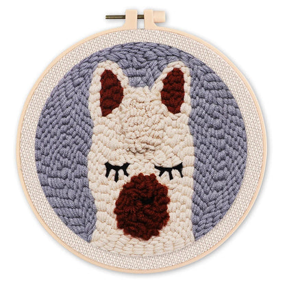 Kit Punch Needle DIY Petit Lama Figured'art