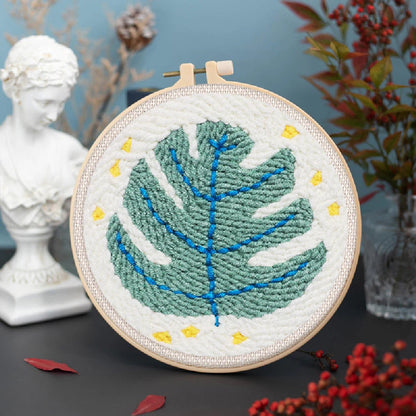 Punch Needle Feuille Verte Figured'art