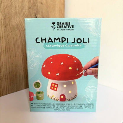 Céramique à Peindre Champignon – Déco DIY Lumineuse Graine Créative GRAINE CREATIVE