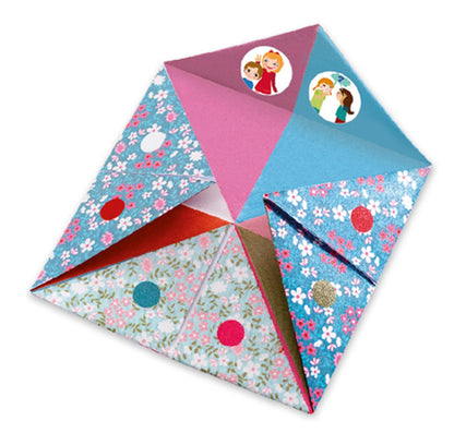 Kit Origami Cocottes à Gages Djeco comme idée cadeau pour enfant