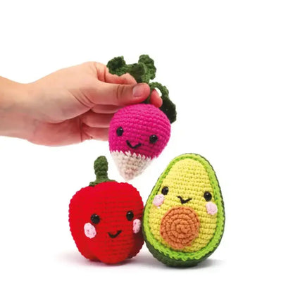 Kit Amigurumi Mes Légumes – Coffret Crochet Kawaii Graine Créative GRAINE CREATIVE