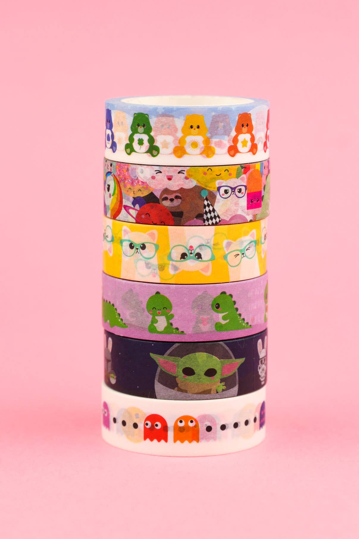 Washi Tape Pac Man – Ruban Adhésif Gaming Rétro Kawaii Studio Inktvis B.V.