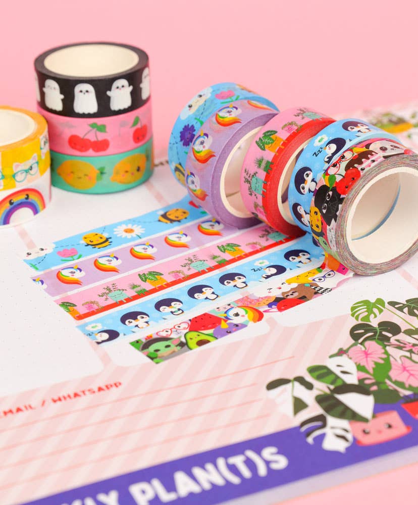 Washi Tape Cerises – Ruban Adhésif Kawaii Scrapbooking & Bullet Journal Studio Inktvis B.V.
