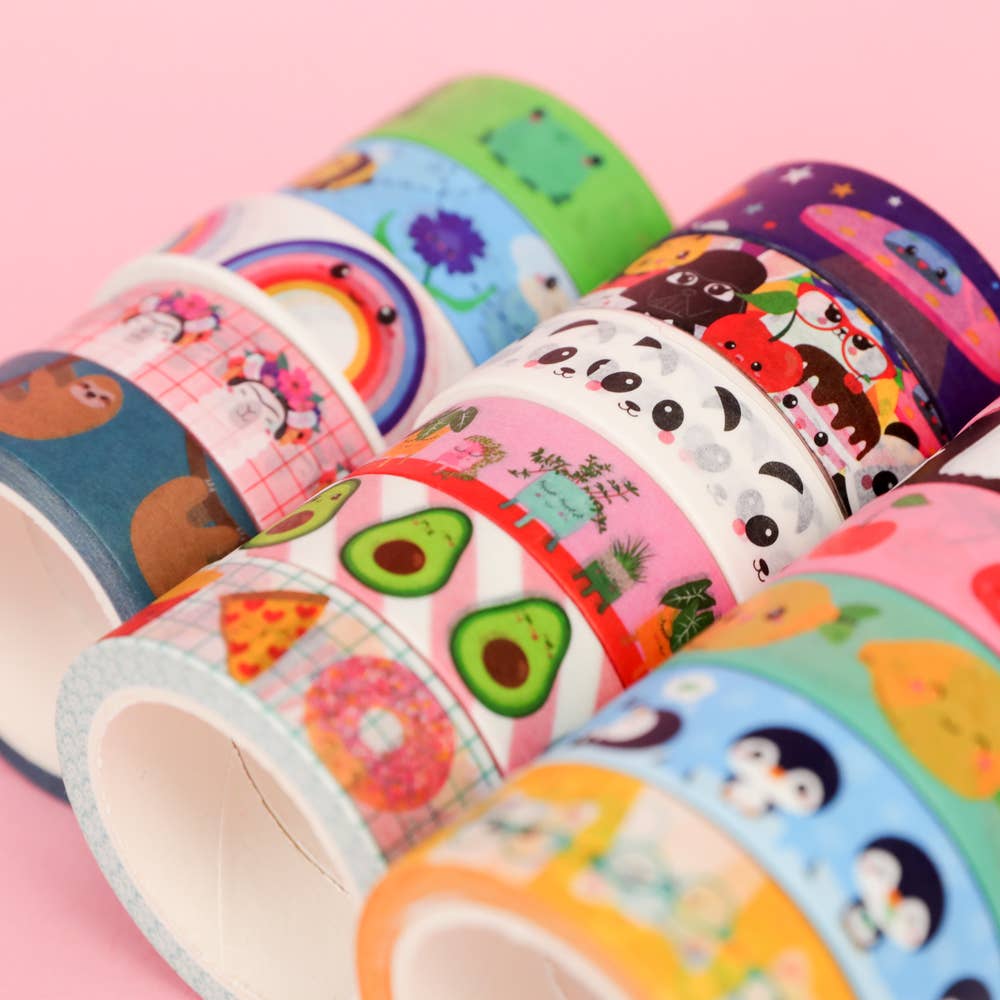 Washi Tape Avocat – Ruban Adhésif Kawaii Bullet Journal Studio Inktvis B.V.