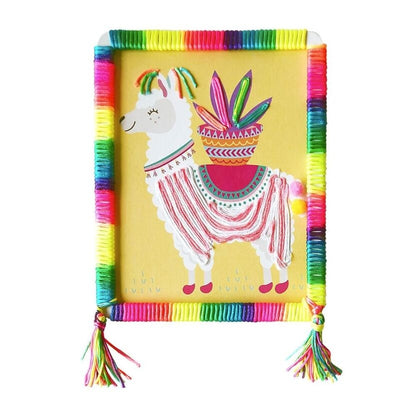 Kit Créatif Laine & Pompons Enfant BOX CANDIY Totally Deco – Coffret DIY Lama Coloré BoxCanDIY