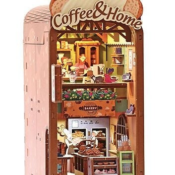 Maquette 3D Bois Cosy Coffee – Café Miniature Lumineux DIY Graine Créative GRAINE CREATIVE