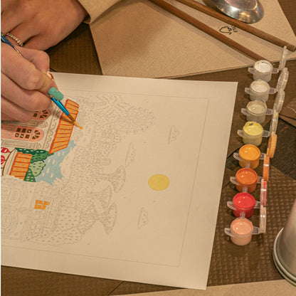 Coffret Peinture au Numéro Singapore – Capsule Asie Petit Pinceau x Hoglet & Co LA PETITE EPICERIE