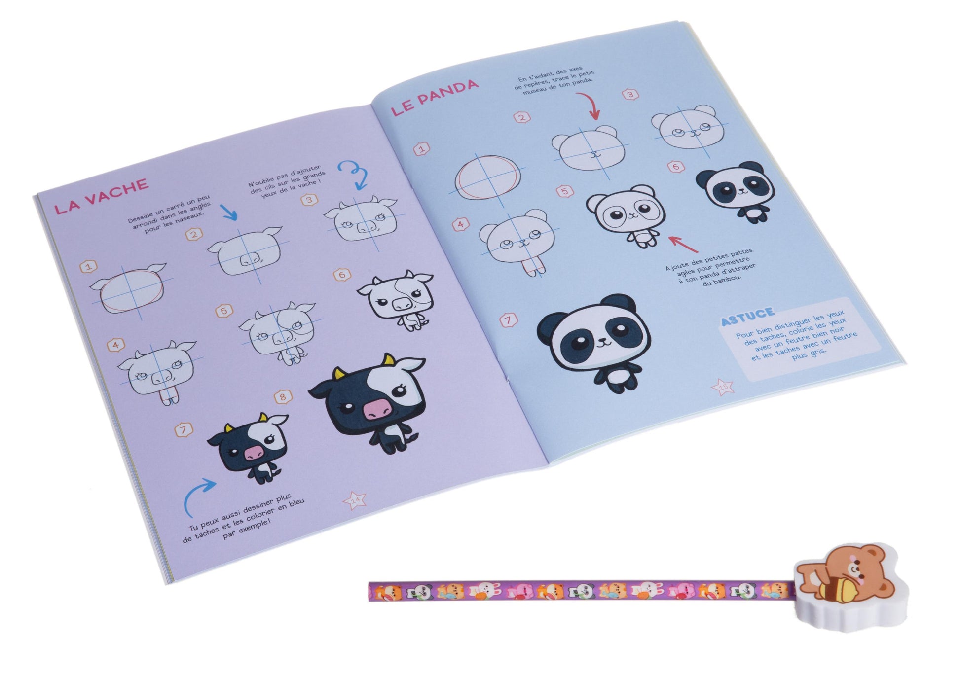 Carnet de poche et bloc de Post-it inclus dans le coffret