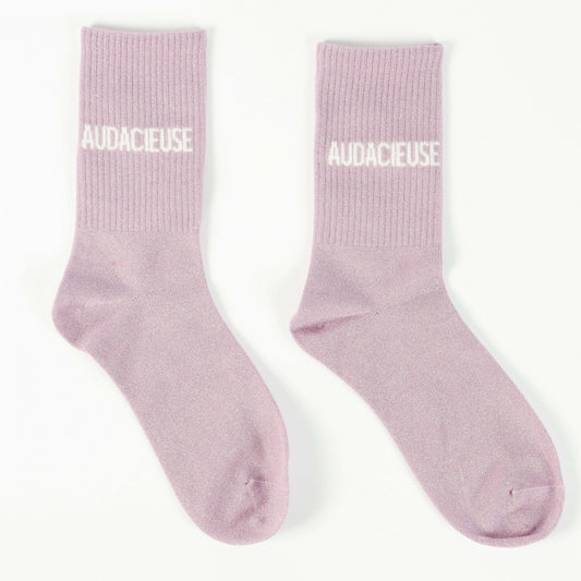 chaussettes audacieuse femme 36 42 paillettes