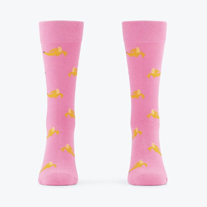Chaussettes & Boxer Banane en Coton Bio – Cadeau Homme Original Ton sur Ton