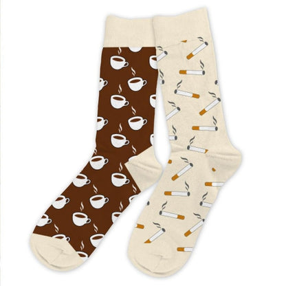 Chaussettes humoristiques Café Clop taille unique idée cadeau drôle