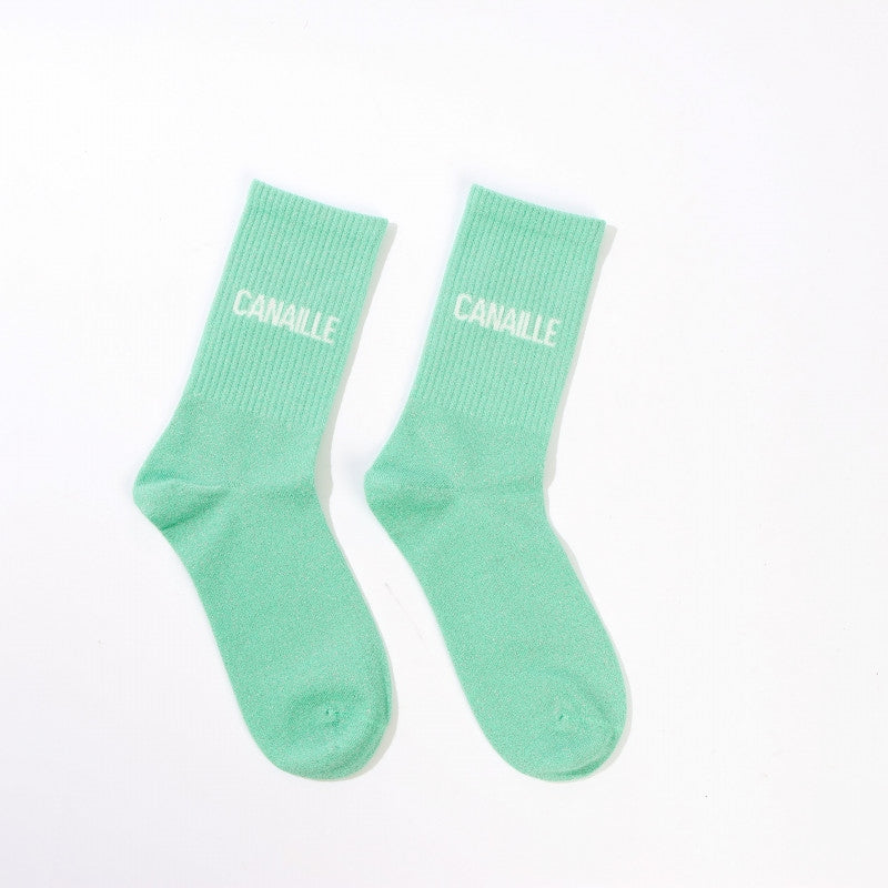 chaussettes canaille femme 36 42 paillettes